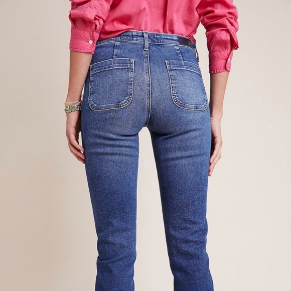 NWT ANTHROPOLOGIE AG Vintage Stevie Ankle Button Up Jean-26 - Picture 2 of 16